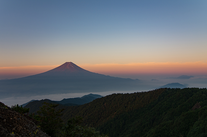 富士山　三つ峠
