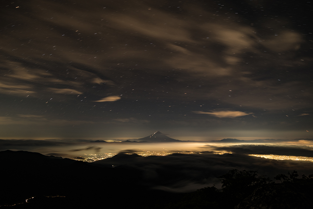 金峰山からの夜景