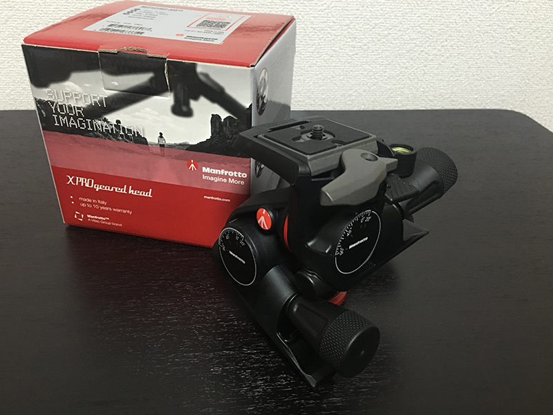 Manfrotto MHXPRO-3WG ギア雲台購入♪